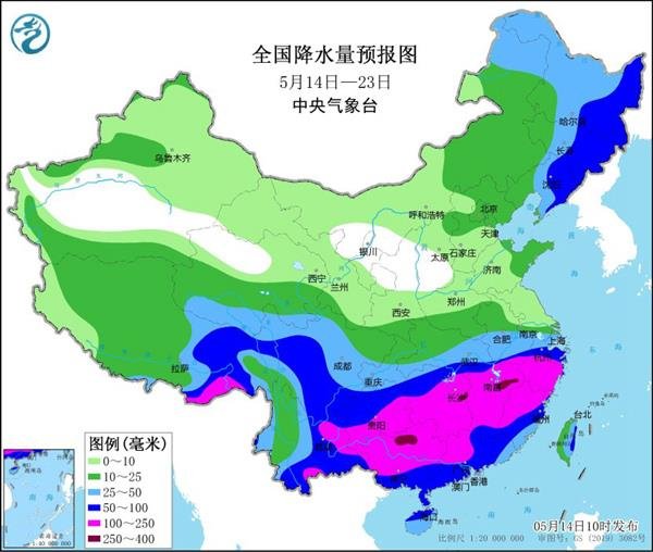 理财配资平台 未来十天全国天气：雨雨雨！除了这片雨水“真空区”