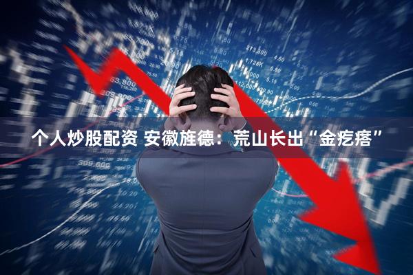 个人炒股配资 安徽旌德：荒山长出“金疙瘩”