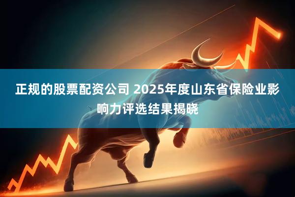 正规的股票配资公司 2025年度山东省保险业影响力评选结果揭晓